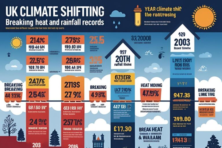 UK Climate Is Rapidly Shifting as Heat, Rainfall Records Break Year After Year